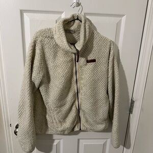 Columbia Off-White Teddy Jacket